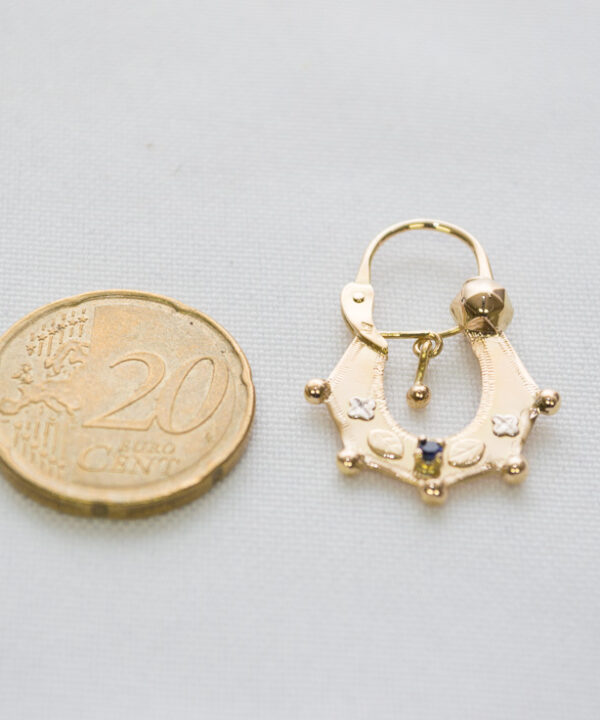Boucles d'oreilles savoyardes en or 18 carats – Modèle 11 – vue 2
