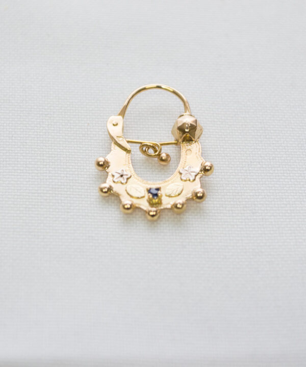 Boucles d'oreilles savoyardes en or 18 carats – Modèle 1