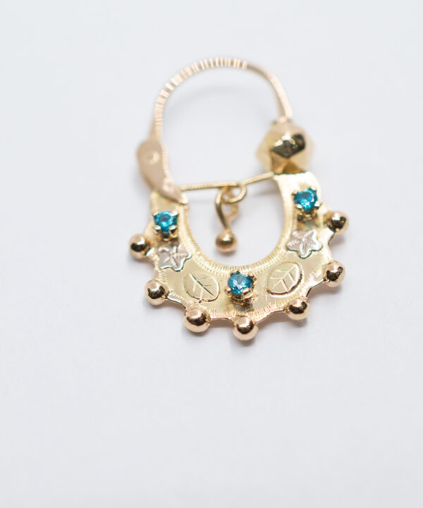 Boucles d'oreilles savoyardes en or 18 carats – Modèle 7