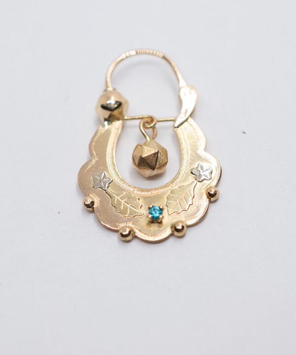 Boucles d'oreilles savoyardes en or 18 carats – Modèle 81