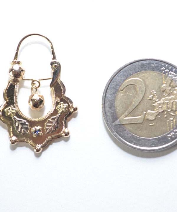 Boucles d'oreilles savoyardes en or 18 carats – Modèle 16 – vue 2