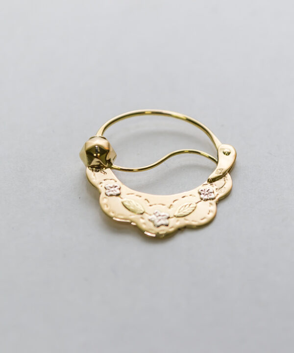 Boucles d'oreilles savoyardes en or 18 carats – Modèle 28