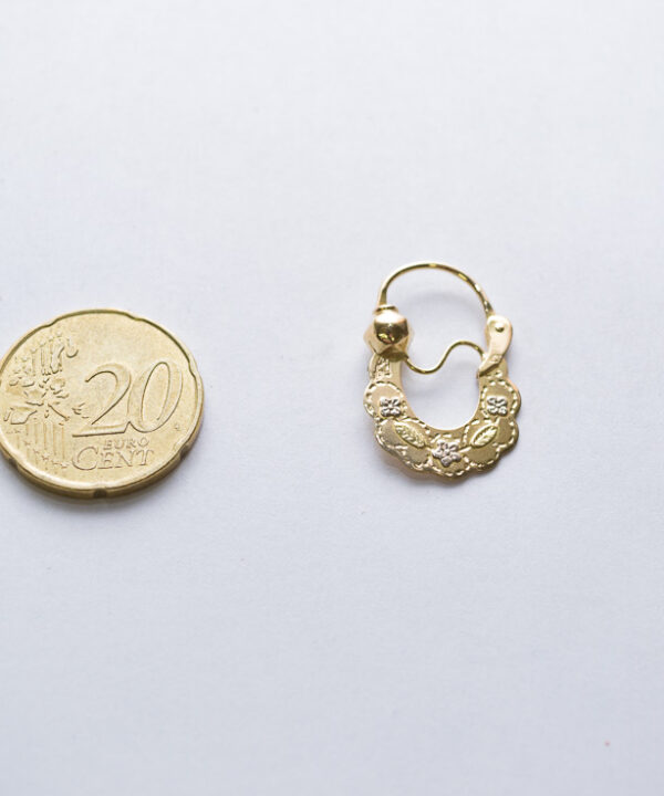 Boucles d'oreilles savoyardes en or 18 carats – Modèle 29 – vue 2