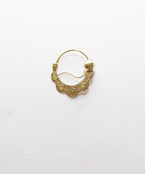 Boucles d'oreilles savoyardes en or 18 carats – Modèle 27 – vue 2