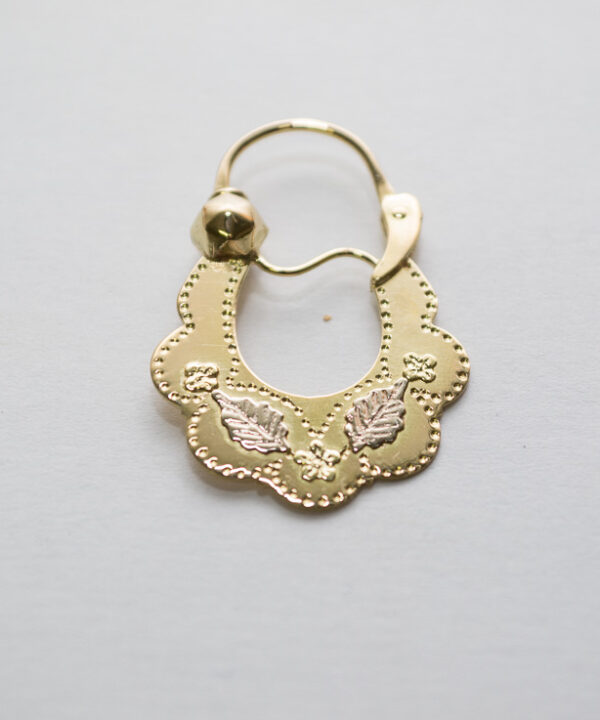 Boucles d'oreilles savoyardes en or 18 carats – Modèle 41