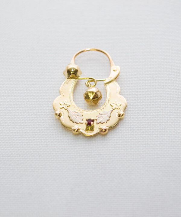 Boucles d'oreilles savoyardes en or 18 carats – Modèle 43