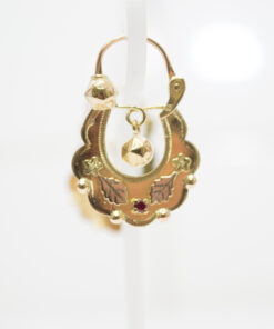 boucles d'oreilles savoyardes en or