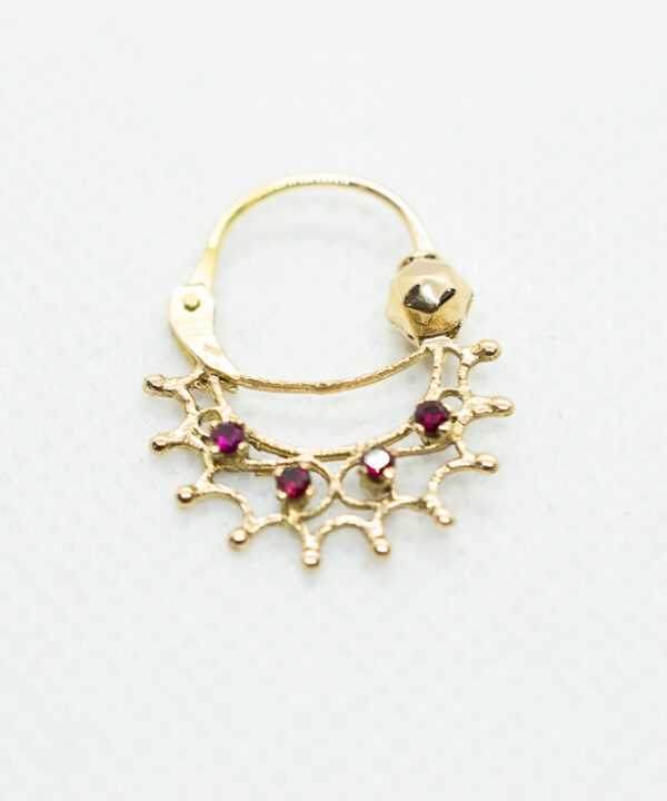 Boucles d'oreilles savoyardes en or 18 carats – Modèle 55
