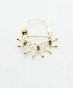 Boucles d'oreilles savoyarde en or 18 carats modèle 56