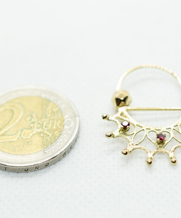 Boucles d'oreilles savoyardes en or 18 carats – Modèle 56 – vue 2