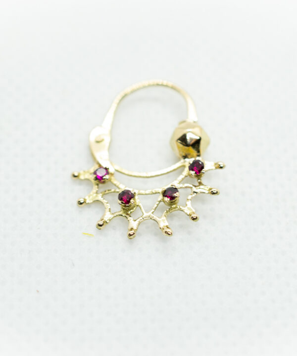 Boucles d'oreilles savoyardes en or 18 carats – Modèle 54