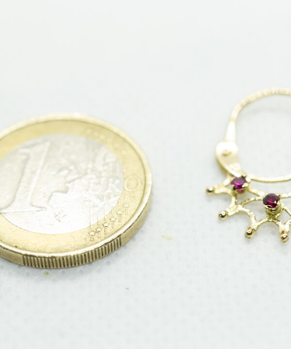 Boucles d'oreilles savoyardes en or 18 carats – Modèle 54 – vue 2