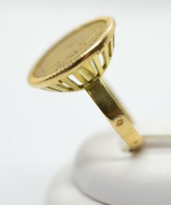 Alternative view of BAGUE PIÈCE EN OR 18 CARATS MODÈLE 13