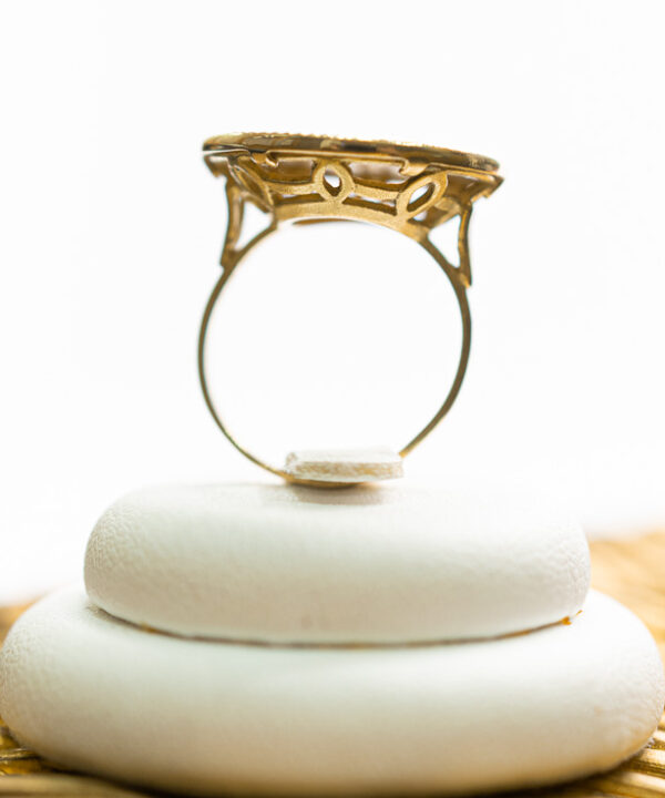 Bague pièce en or 18 carats – 10 francs Napoléon III – Modèle 12 – vue 5