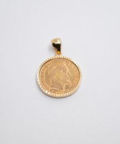 Pendentif pièce 10 francs