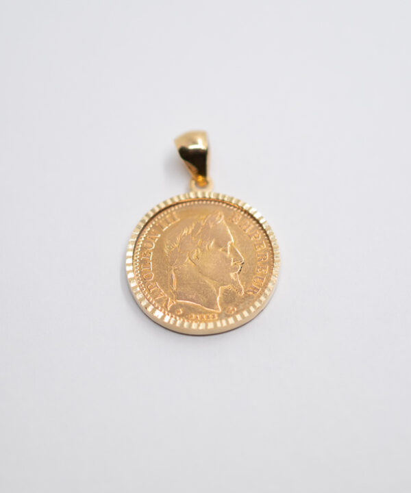 Pendentif pièce 10 francs