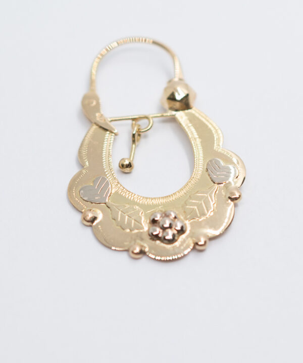 Boucles d'oreilles savoyardes en or 18 carats – Modèle 82