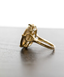 Alternative view of BAGUE PIÈCE EN OR 18 CARATS MODÈLE 11