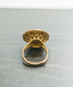 Alternative view of BAGUE PIÈCE EN OR 18 CARATS MODÈLE 17