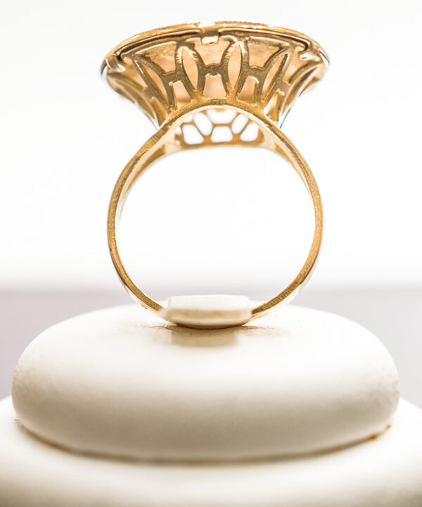 Bague pièce en or 18 carats – 10 francs Napoléon III – Modèle 17 – vue 4