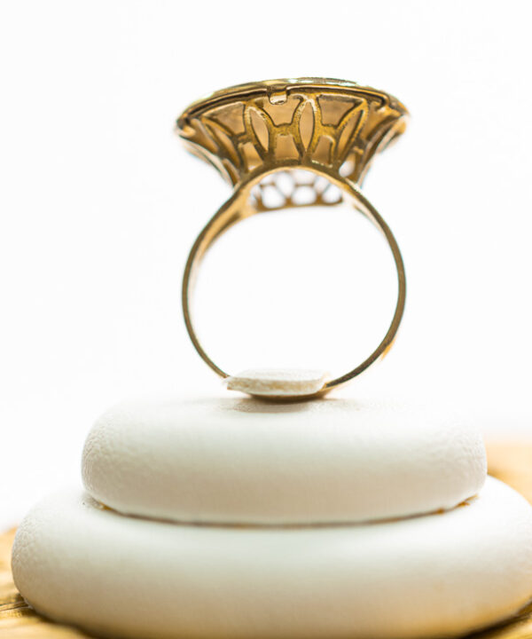 Bague pièce en or 18 carats – 10 francs Napoléon III – Modèle 17 – vue 5