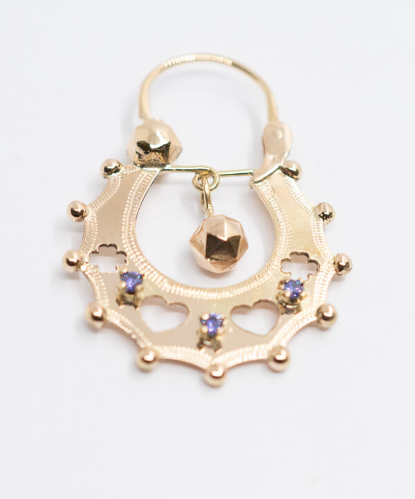 Boucles d'oreilles savoyardes en or 18 carats – Modèle 17