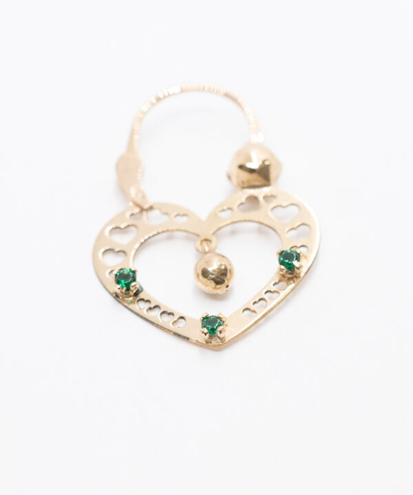 Boucles d'oreilles savoyardes bébé en or 18 carats